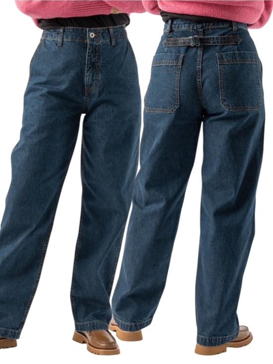 Alex Mill Denim - Alex Mill Women’s Buckle Back Jeans - 100% Cotton Denim, High Rise - Size 32